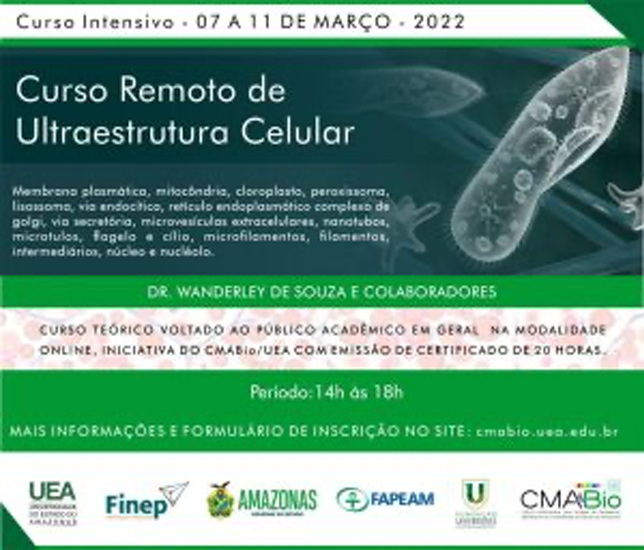 Curso Remoto de Ultraestrutura Celular — iniciativa do CMABio/UEA
